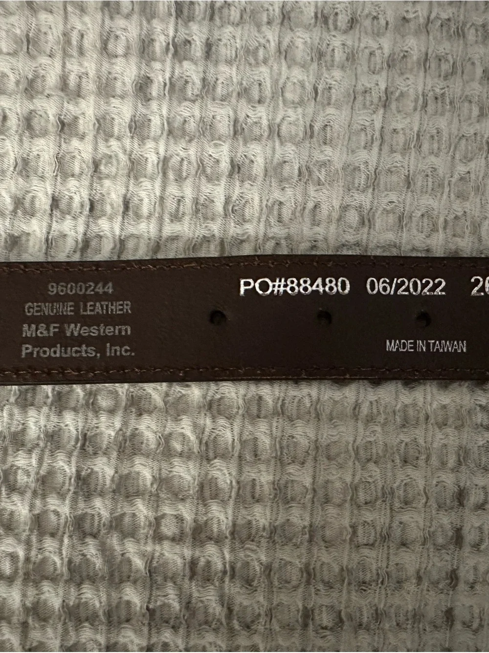Cavender's Brown Kids Leather Belt with Decorative Silver Buckle